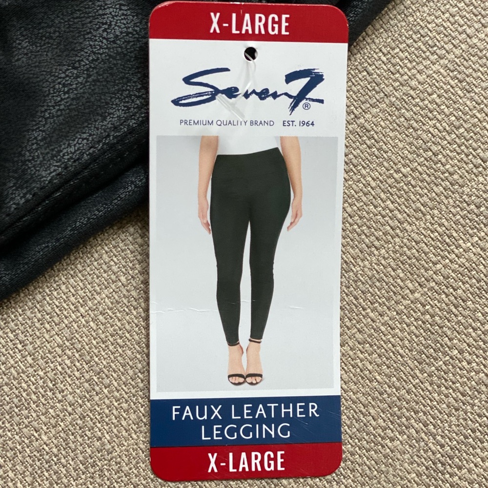 New faux leather leggings